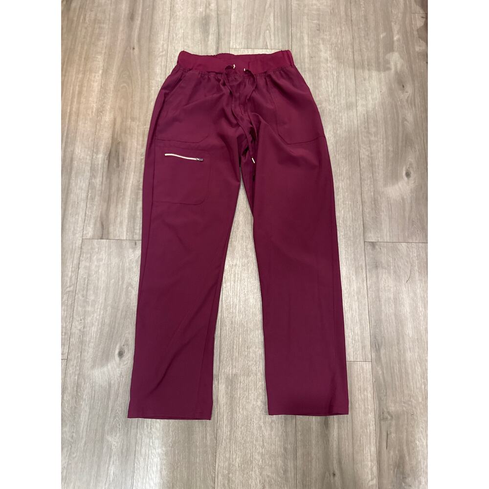 Scrubletics Maroon Scrub Pants Women's Size M